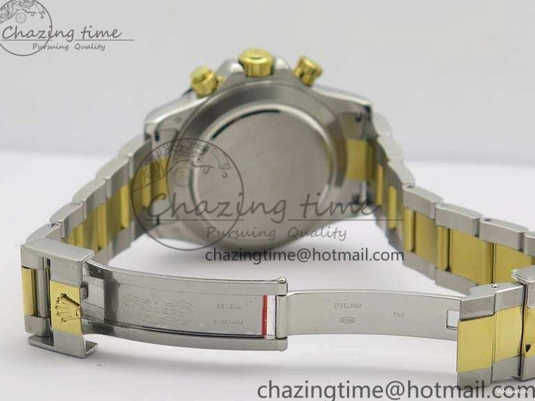 Best On Gold JH Ceramic Bracelet A7750 Dial SS YG SS Daytona Bezel YG Edition 0830